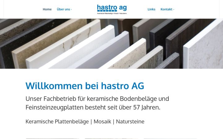 Screenshot of hastro.ch