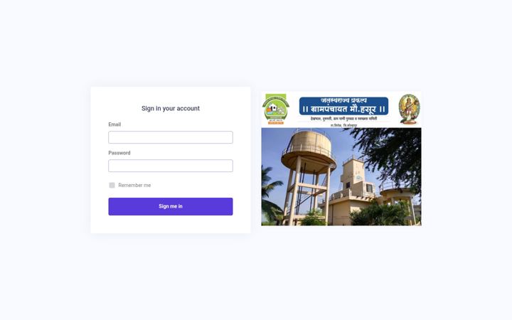 Screenshot of hasurjal.in