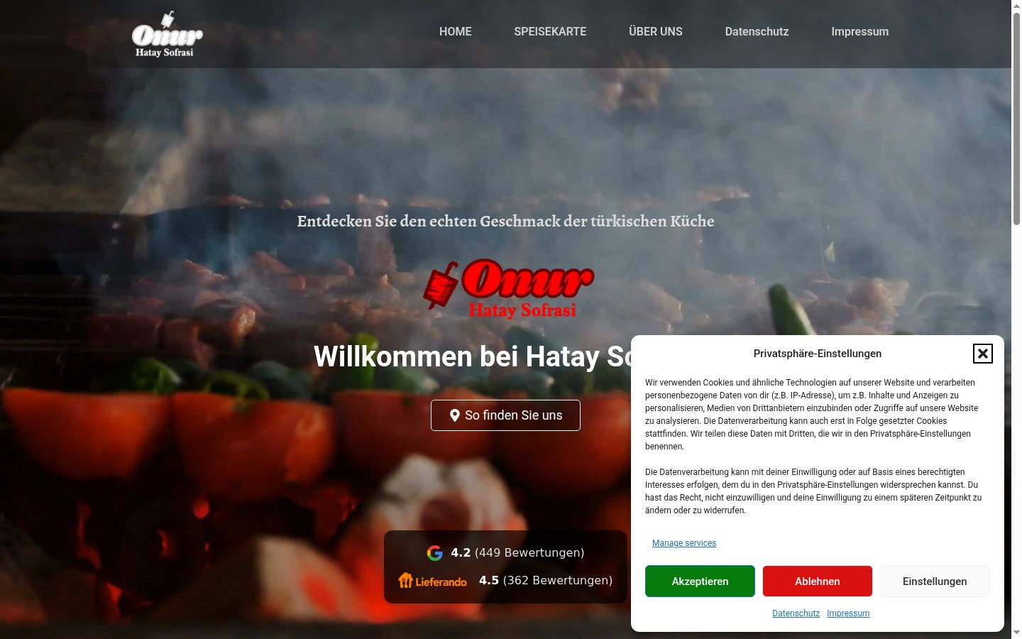 Sutikimo reklamjuostės, rodytos prieš bet kokią sąveiką, ekrano kopija