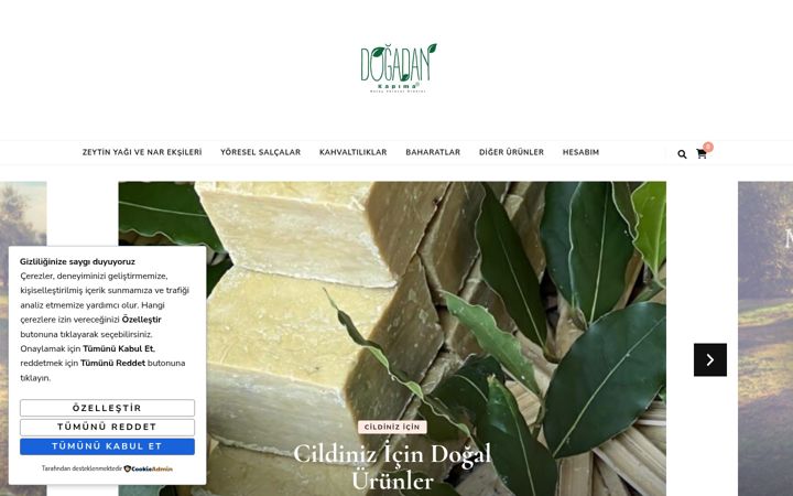 Screenshot of hatayyoresel.com.tr