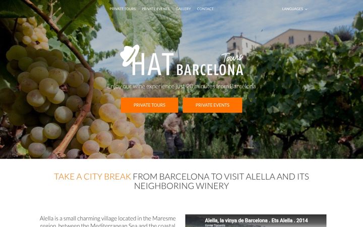 Screenshot of hatbarcelona.com
