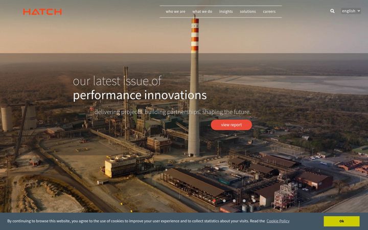 Screenshot von hatch.com