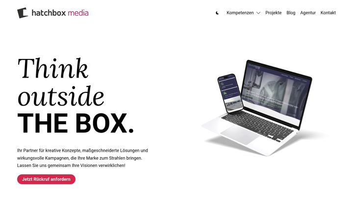 Skjermbilde av hatchbox.de