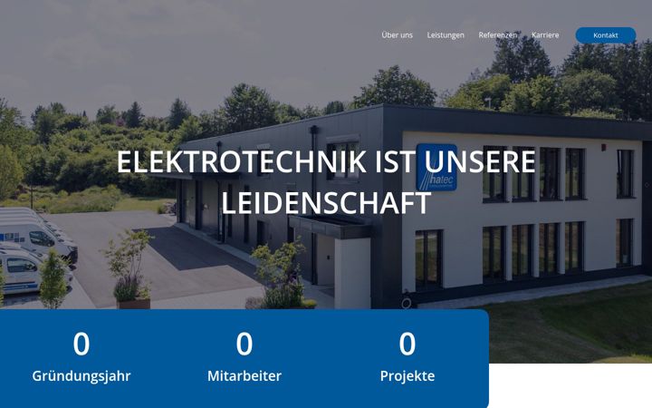 Screenshot of hatec-gebaeudetechnik.de