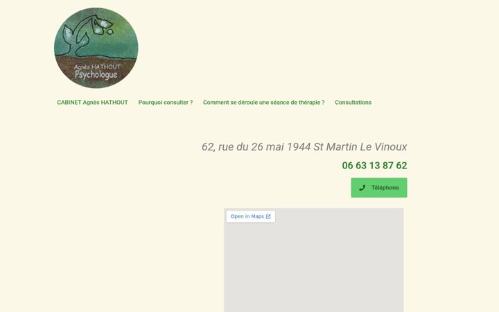 Screenshot of hathoutpsy.fr