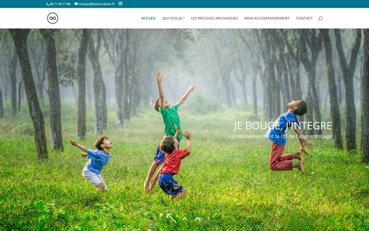 Screenshot of hatice-demir.fr