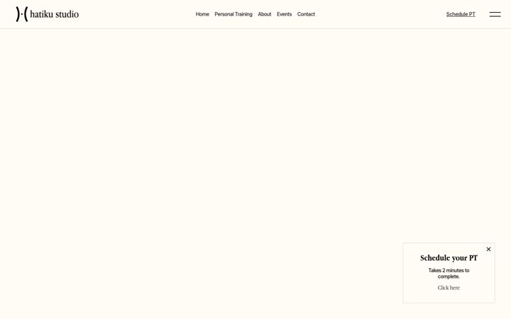 Screenshot of hatikustudio.com