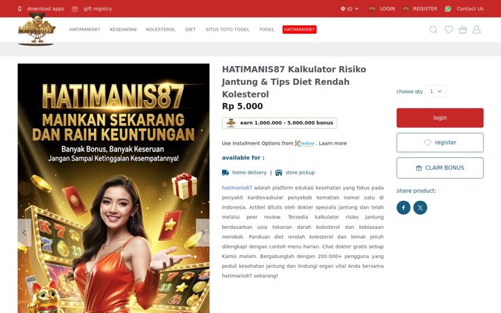 Screenshot of hatimanis87.com