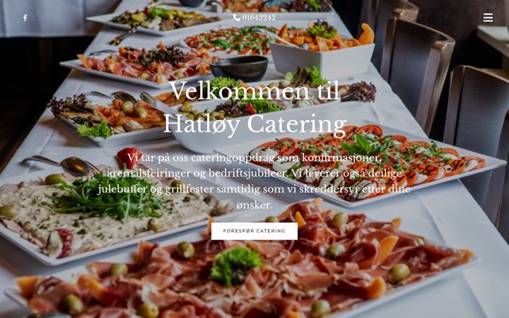 Képernyőkép: hatloycatering.no