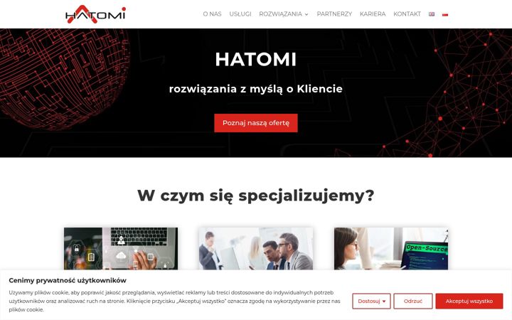 Screenshot of hatomi.pl