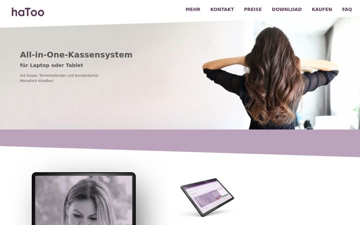 Screenshot of hatoo.de