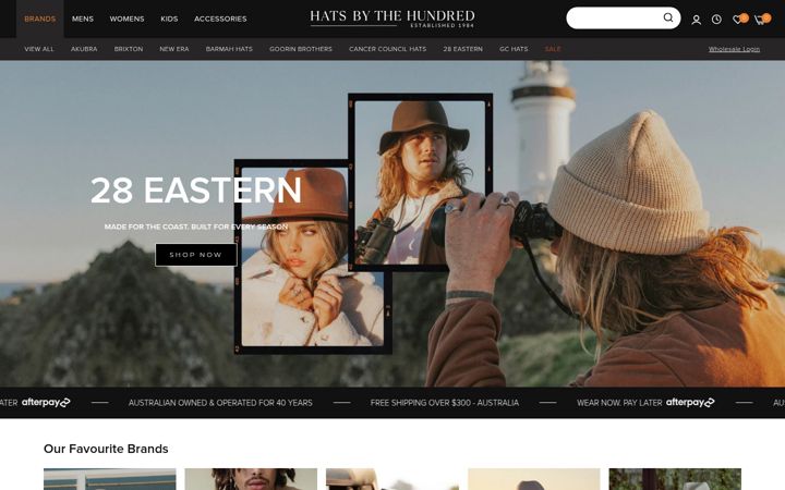 Skärmbild av hatsbythe100.com.au