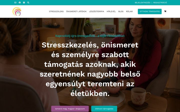 Screenshot of hatszinvirag.hu