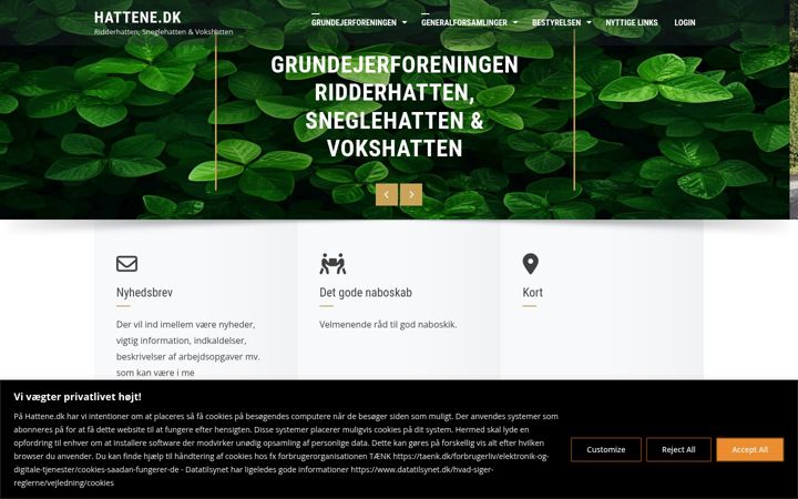 Screenshot of hattene.dk