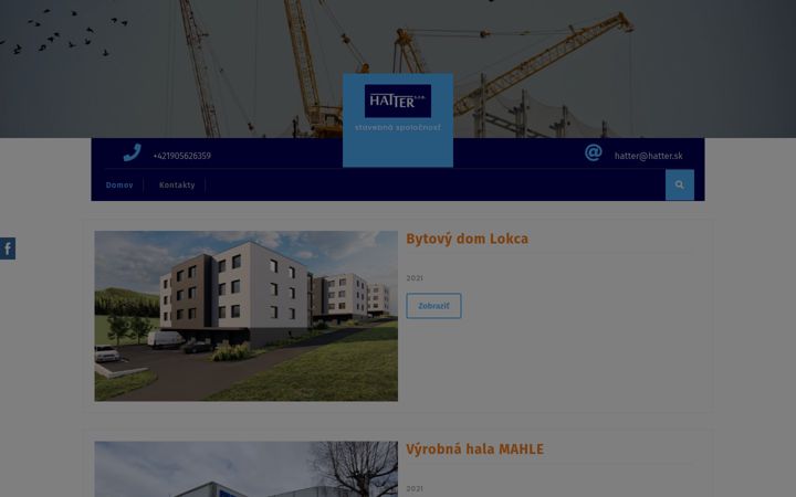 Screenshot of hatter.sk