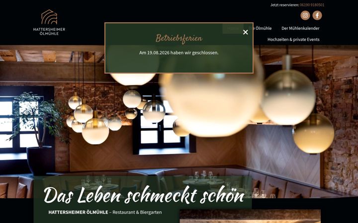 Screenshot of hattersheimer-oelmuehle.de