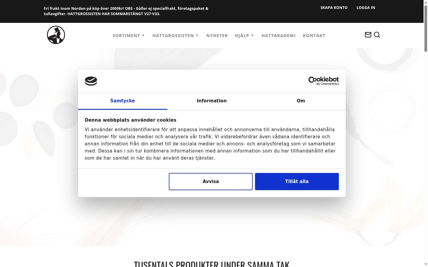 Captură de ecran a bannerului de consimțământ afișat înainte de orice interacțiune
