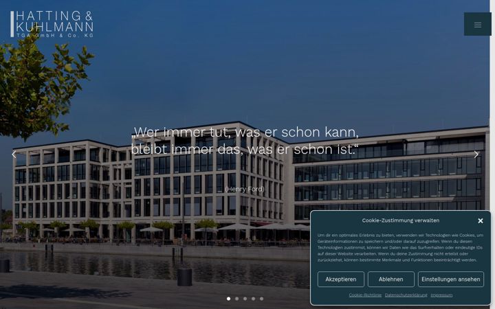 Screenshot of hatting-kuhlmann.de