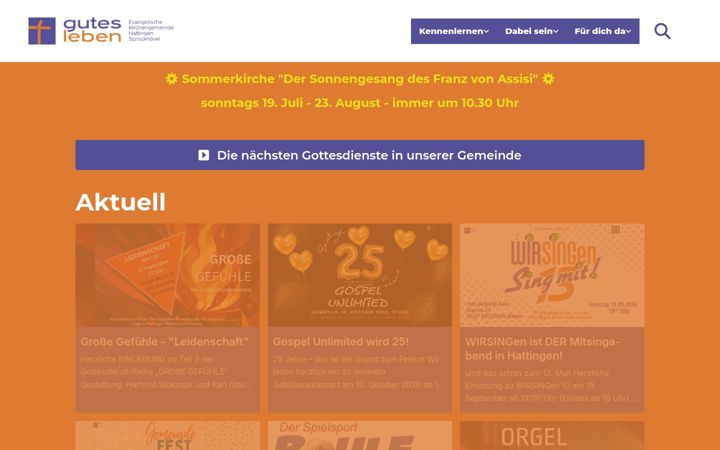 Ekrānuzņēmums no hattingen-sprockhoevel-evangelisch.de