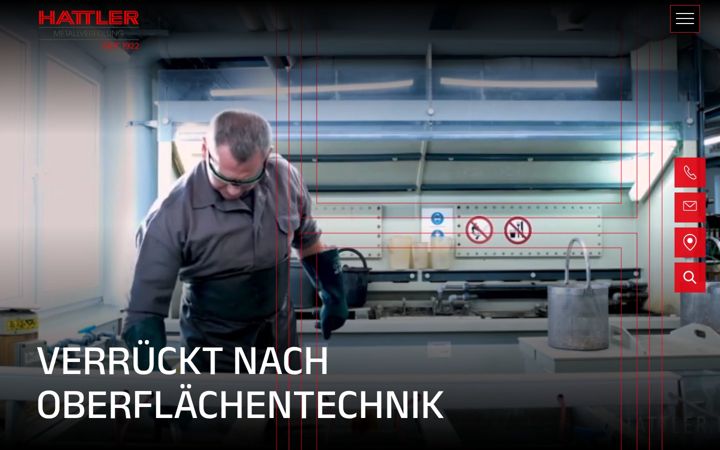 Screenshot of hattler.de