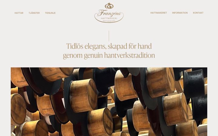 Screenshot of hattmakarna.se