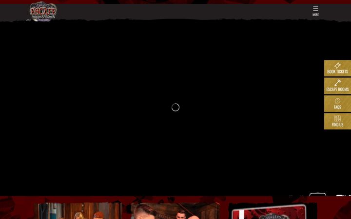 Screenshot of hattonescaperooms.com