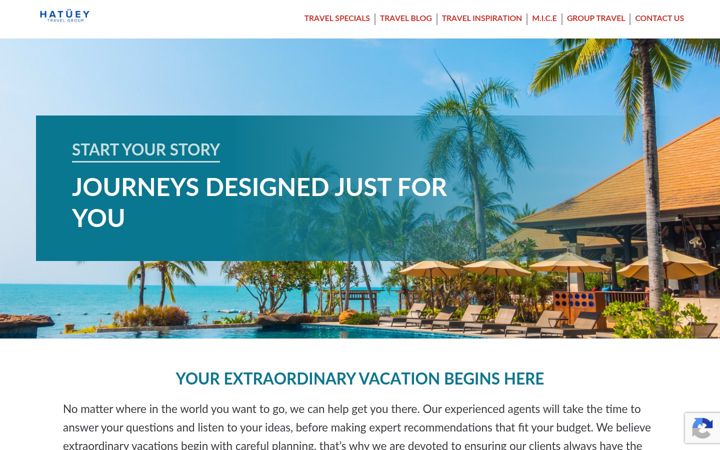 Screenshot of hatueytravel.com