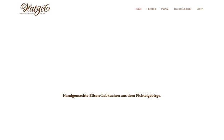 Screenshot of hatzel-lebkuchen.de