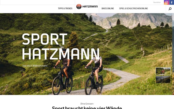 Screenshot of hatzmann-spielsport.at