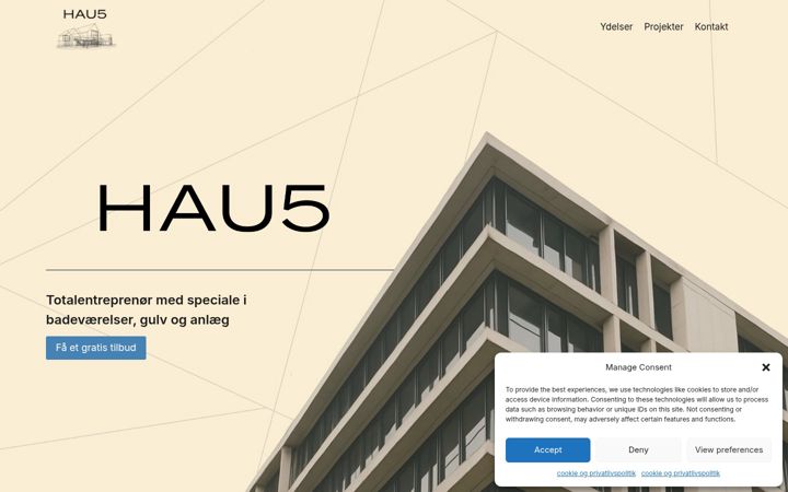 Screenshot of hau5-cph.dk