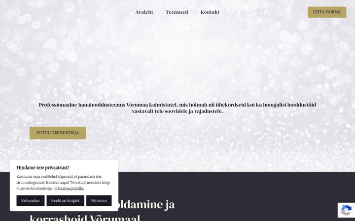 Screenshot of hauakorrashoid.ee