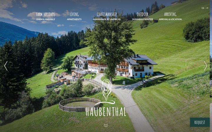 Screenshot of haubenthal.it