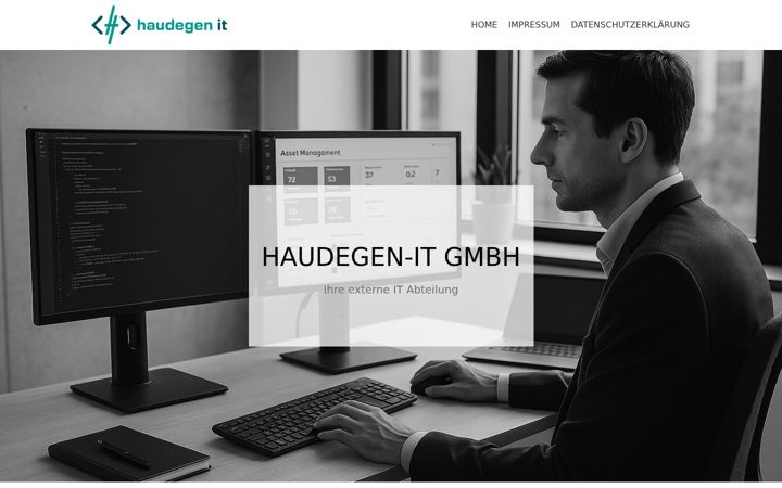 Ekrānuzņēmums no haudegen-it.de