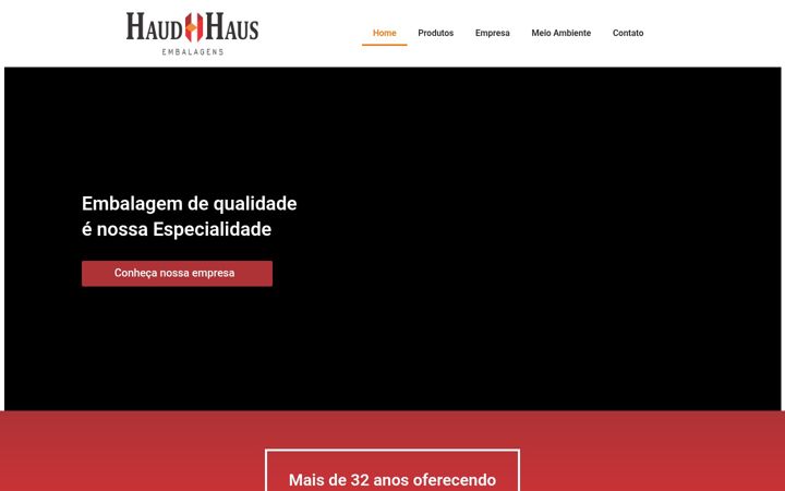 Screenshot of haudhaus.com.br
