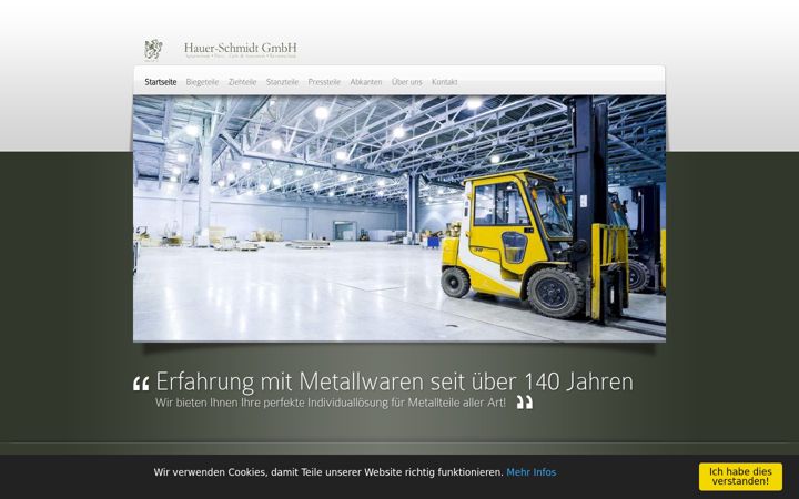 Screenshot of hauer-schmidt.de