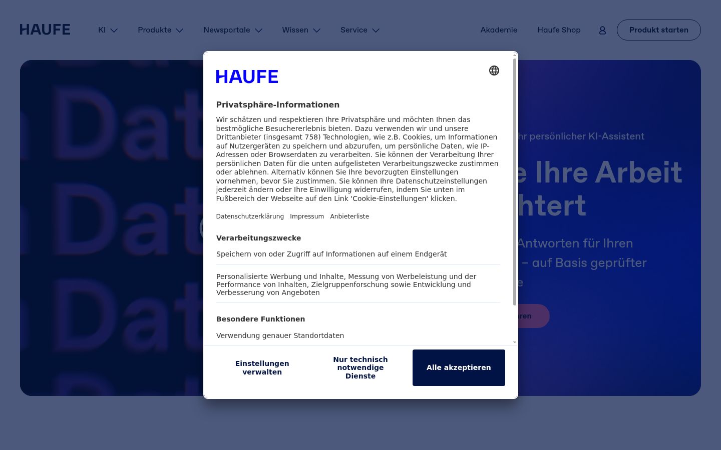 Sutikimo reklamjuostės, rodytos prieš bet kokią sąveiką, ekrano kopija