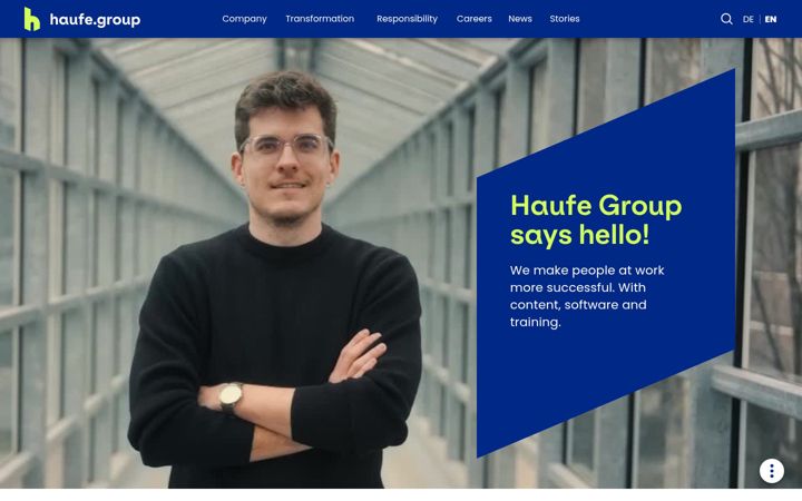 Screenshot of haufegroup.net