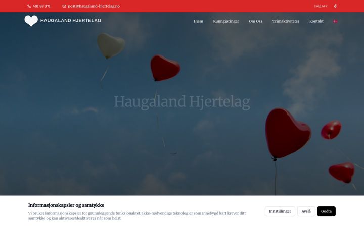 Screenshot of haugaland-hjertelag.no