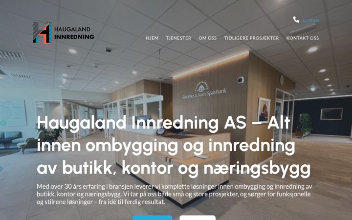 Screenshot of haugalandinnredning.no