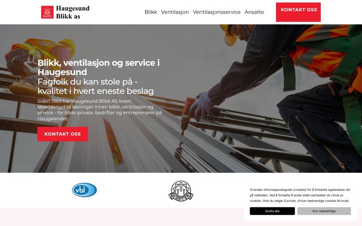 Screenshot of haugesundblikk.no