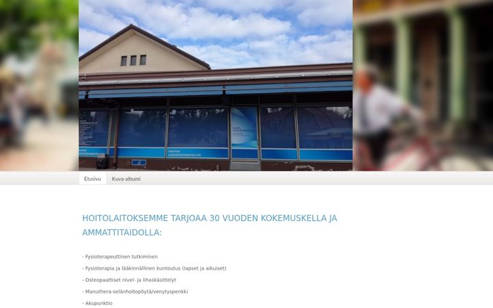 Screenshot of hauhonlaakintavoimistelu.fi