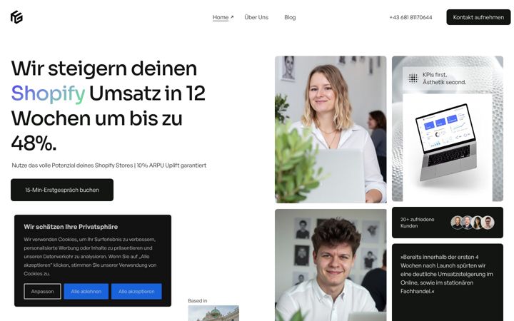 Screenshot of haunschmid-gruber.com