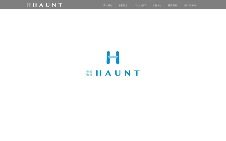 Posnetek zaslona haunt.co.jp