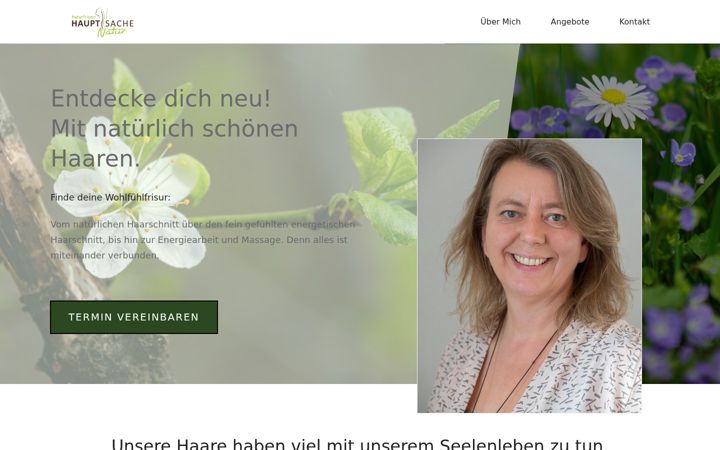 Captură de ecran a hauptsache-natur.de