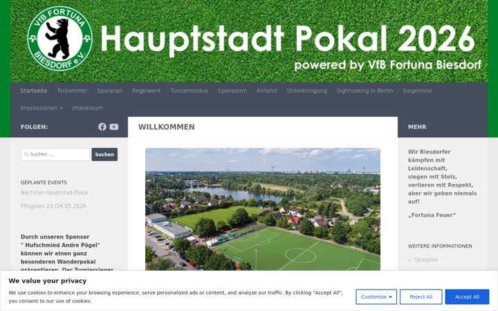 Captură de ecran a hauptstadt-pokal.de