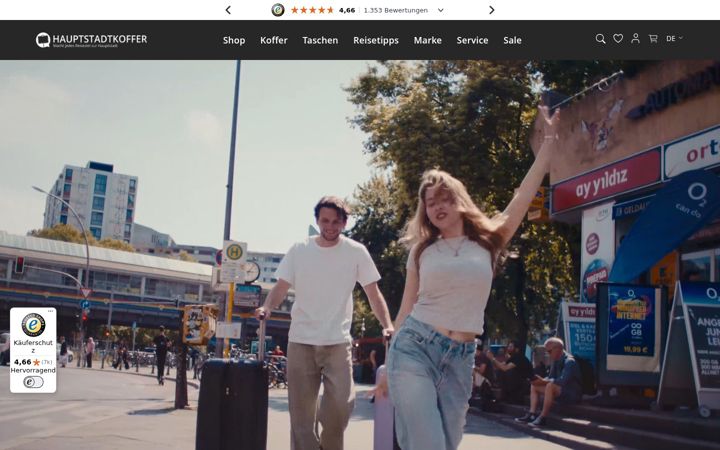 Screenshot of hauptstadtkoffer.de