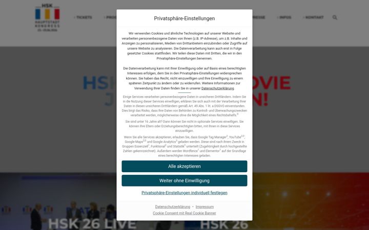 Screenshot of hauptstadtkongress.de
