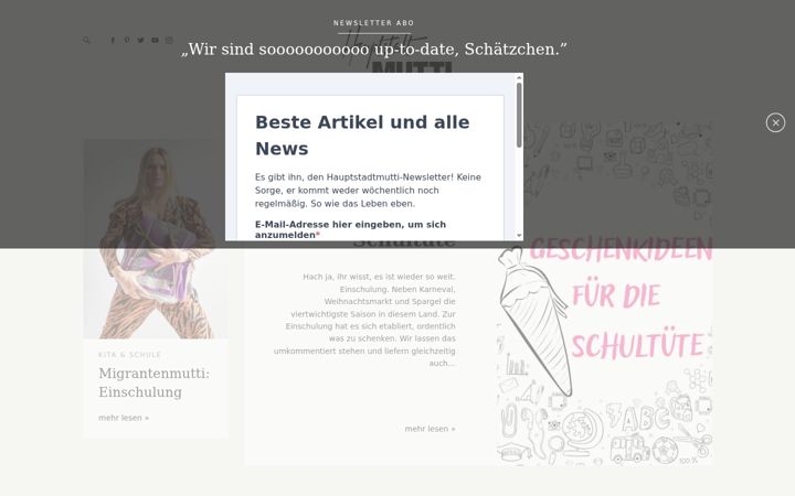 Ekrānuzņēmums no hauptstadtmutti.de