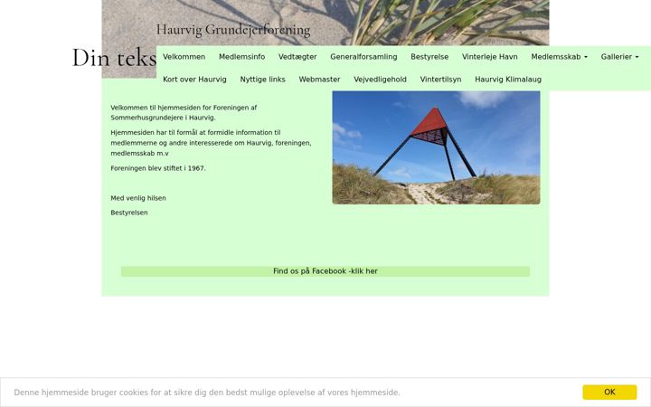 Screenshot of haurvig-grundejerforening.dk