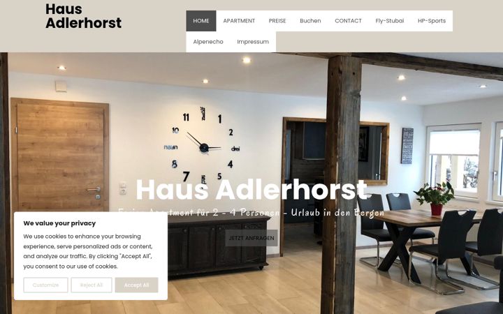 Screenshot of haus-adlerhorst.at